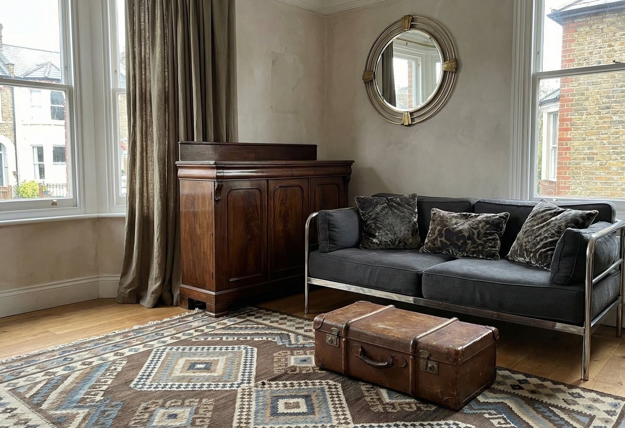 vintage interieur textiel decoratieve kleuren