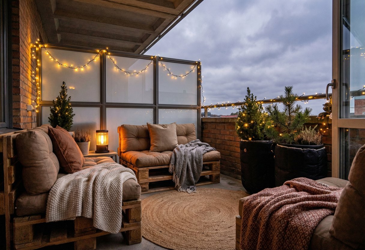 balkon winterlounge tips zonder verwarming