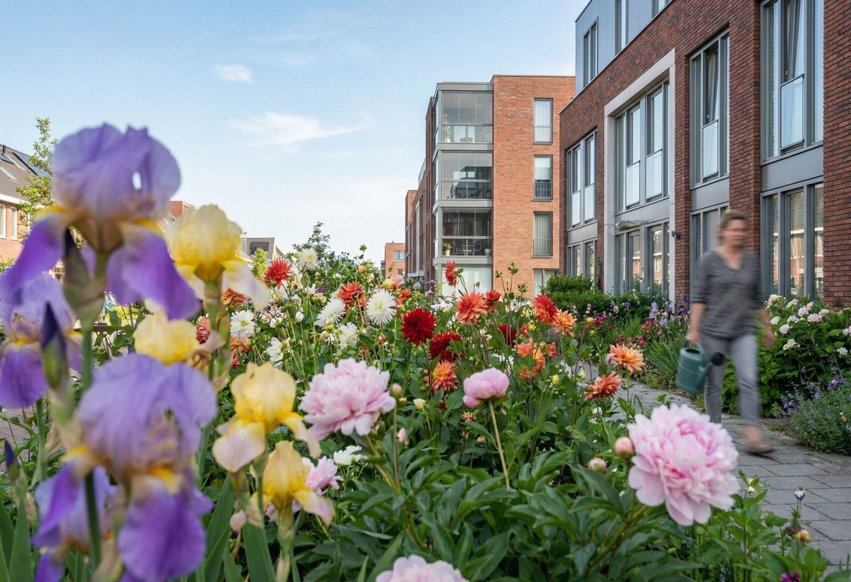 bloemen kleurrijke lentetuin