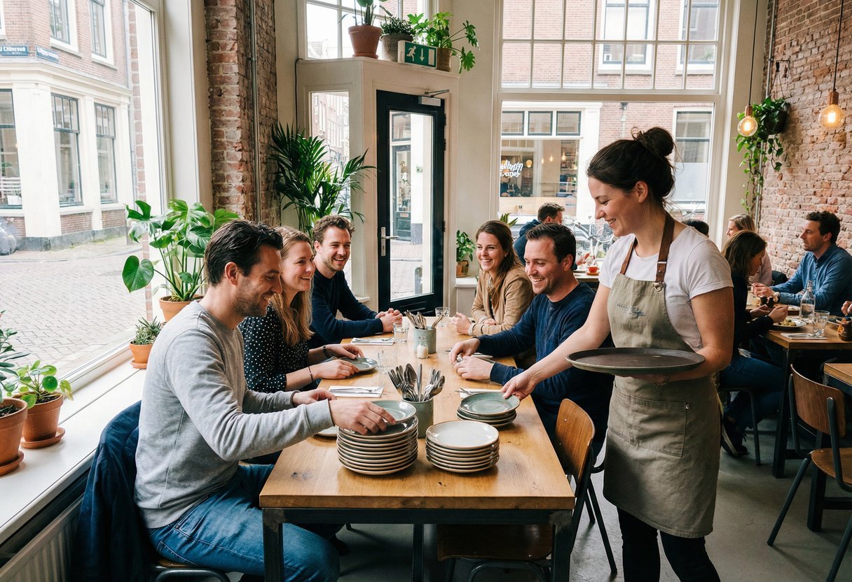afruimen psychologie restaurant