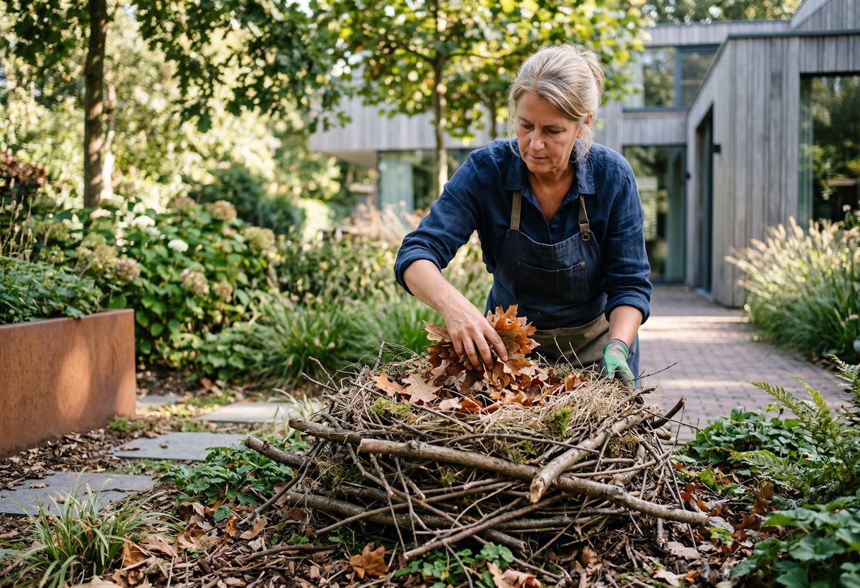 tuinafval schuilplaats egels winterslaap