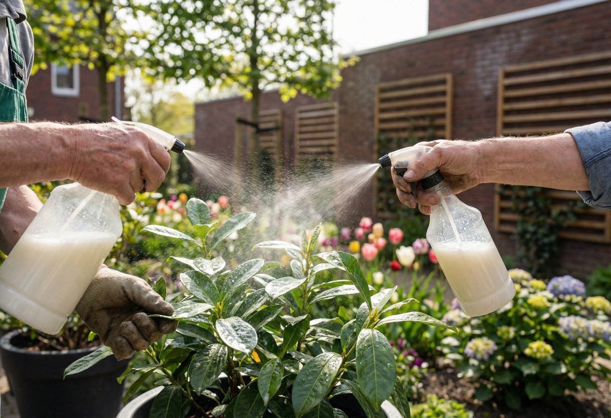 tuiniers melk jonge planten bruikbaarheid