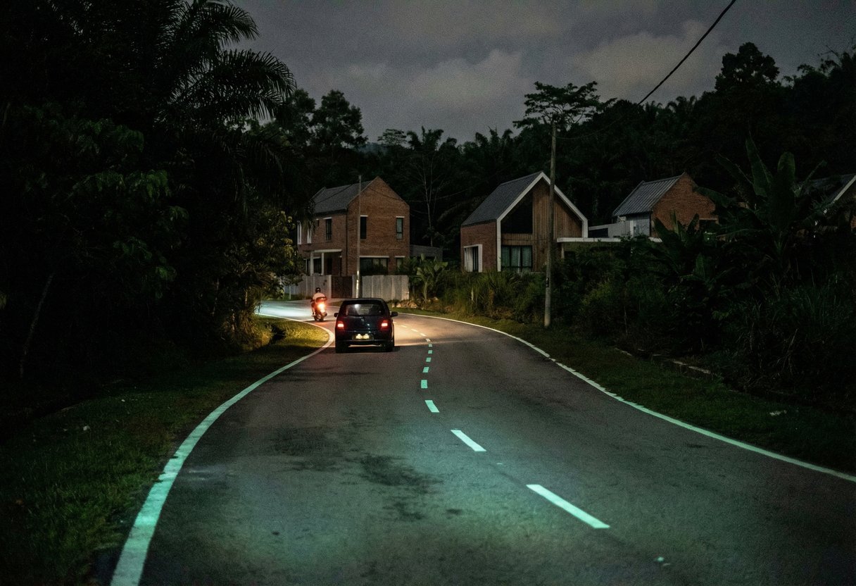 Wegen In Maleisie Gloeien In Het Donker Dankzij Sp